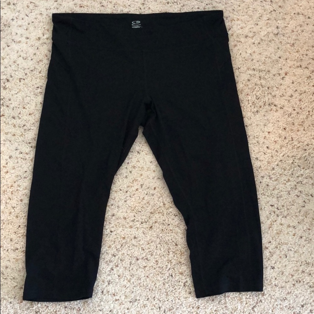 Champion black athletic leggings/ yoga pants